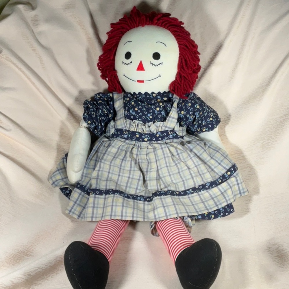 26” Vintage Raggedy Ann Doll Handmade
